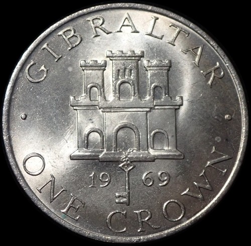 Gibraltar one crown - one,
