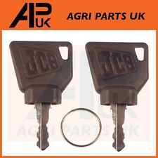2x Ignition switch Keys for JCB 3CX Moffett Manitou Mini Digger Excavator Plant