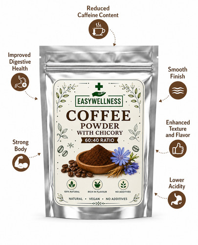 Coffee powder with chicory - coffee,