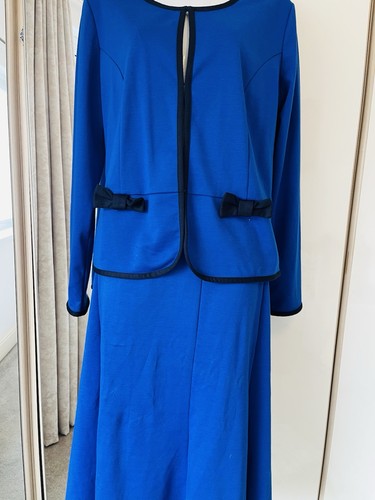 Kaleidoscope blue blazer skirt