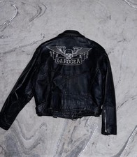 Vintage rocka leather biker - leather,