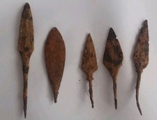 LOT OF 5 ANCIENT ROMAN IRON