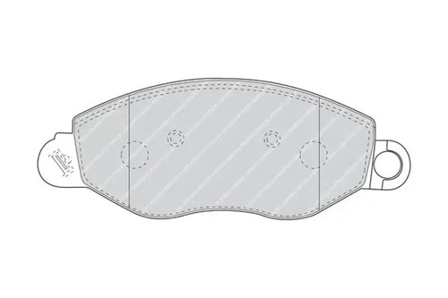 Brake pads fvr1461 - brake, ferodo