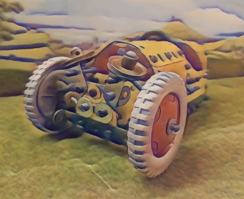Meccano morgan3 wheeler - meccano,