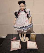 Franklin Mint Heirloom Porcelain Doll Mary Mary