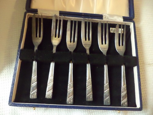 Six silver plated - , viners