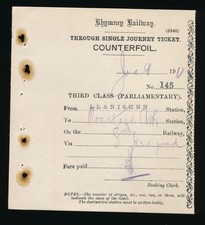 Original Railway Paperwork