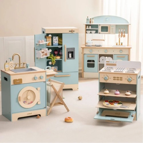 Wooden kids kitchen - wooden,