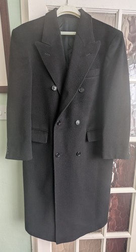 Long black mens winter