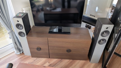 Ikea dark walnut sideboard - ikea,