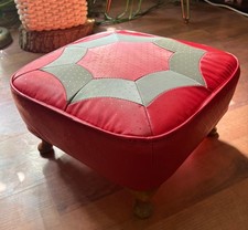 Vintage Mid-Century Red & grey