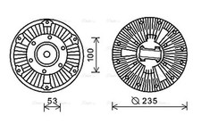 AVA Fan clutch SCC036 for