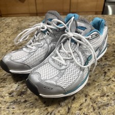 AVIA 9601 Avi-motion Tennis Shoes Women’s Size 8.5 White/Gray/teal Nice Cpix