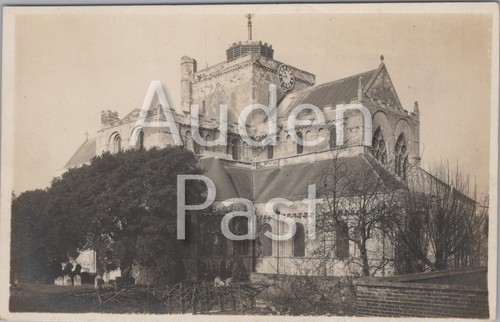 Hampshire church rppc real - church,