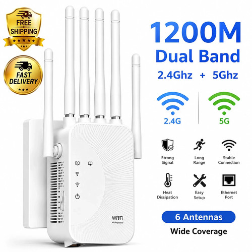 1200mbps wifi signal extender - 1200mbps,