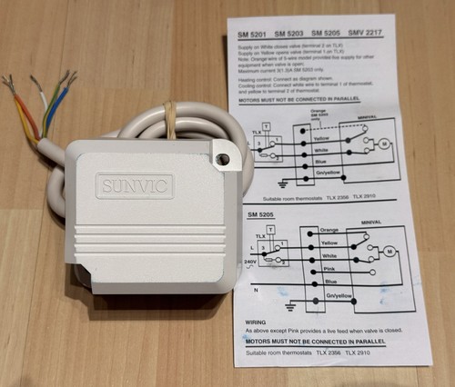 Sunvic sm5203 motorised valve - sm5203,