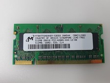 Dell Inspiron 1300 PP21L RAM Memory 512MB DDR2 PC2-4200S Micron MT8HTF6464HDY