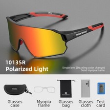 ROCKBROS Cycling Sunglasses Polarized Sport Glasses Unisex UV400 Lightweight