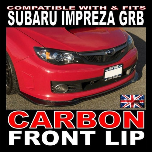 Carbon style front lip - front,