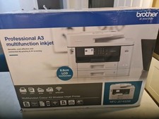 Brother MFC-J5740DW A3 All-in-One Wireless Inkjet Printer White, No Inks