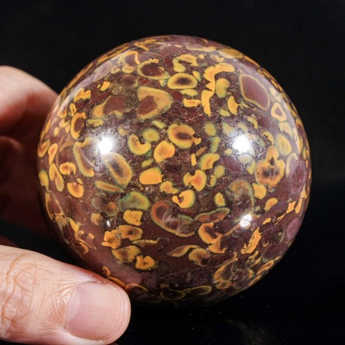 528g 71mm natural fruit jasper - 71mm,