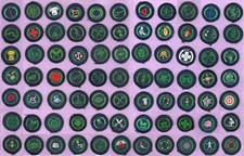 UK Girlguiding/Girl Guides Proficiency Badges - 1968-1991 - 'GIRL GUIDES'