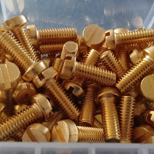 Brass cheese head - head, machine