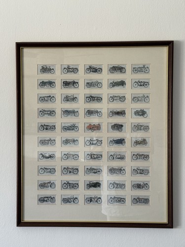 Vintage framed motorcycle - framed,
