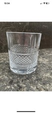 Royal Crystal Rock Crystal Cut Glass Double Old Fashioned Whiskey Glass.