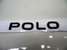 Gloss Black VW Polo 2019 Onward Rear Emblem Badge High Quality Finish
