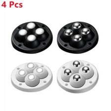 4Beads Ball Swivel Castors Small Furniture Steel Wheels Trolley Roller Unit