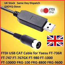 USB CAT Control Cable Yaesu FT736R FT747 FT767 FT980 FT1000 FT1000D FRG 100 8800