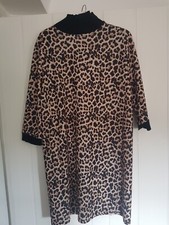 zara dress Size S Leppard Print Shift Dress