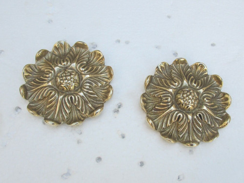 Brass flower ormolu furniture - flower,