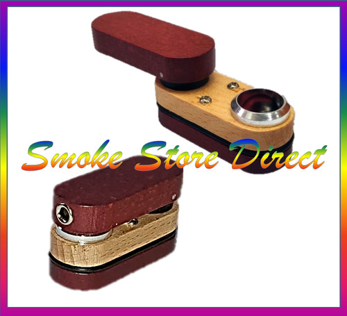 Wooden folding monkey pipe - wooden,