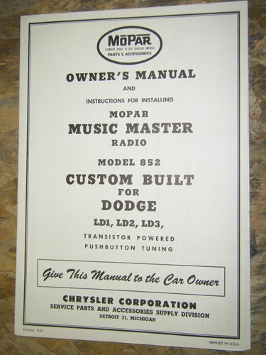 1958 dodge ld1 ld2 ld3 - dodge,