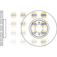 2x Brake Discs Vented For