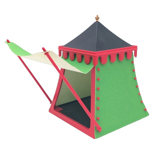 Playmobil roman tent green - roman, green/red