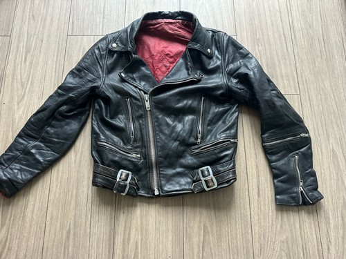 Vintage 70s leather motorcycle - 70s,