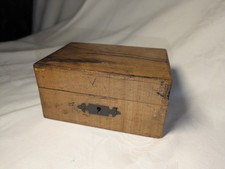 Vintage Wooden Money Box Mini Antoque Cash Till Post Office Style Storage Box 
