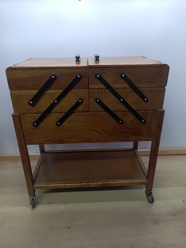 Vintage cantilever sewing box - vintage,