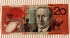 AUSTRALIAN 20 DOLLAR NOTE ALL PROCEEDS TO CHARITY