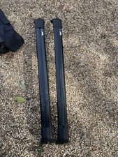 Genuine Landrover Discovery 3 Roof Cross Bars - CAP500020 - Black With Keys/case