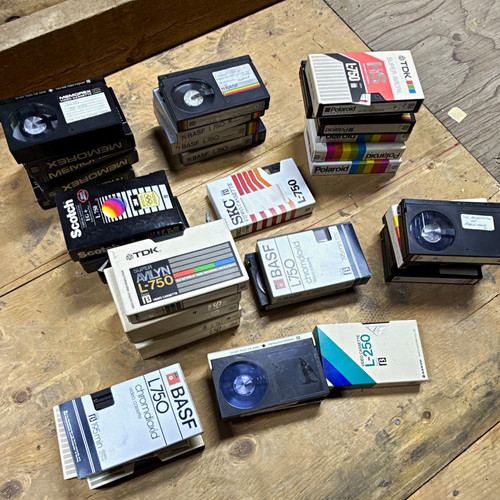 Betamax recordable video tapes - betamax,