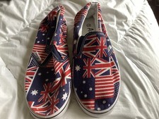 union jack ladies trainers /pumps 8