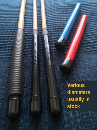 Long straight cane