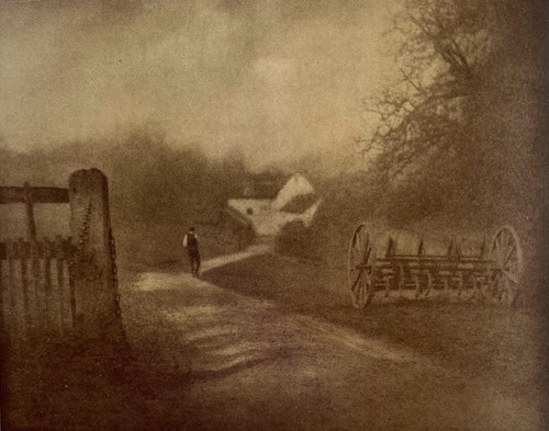 Lovely rural study the road - study,