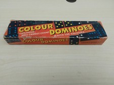 SPEARS GAMES - VINTAGE GREYHOUND  COLOUR DOMINOES