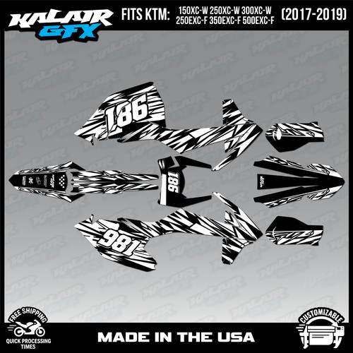 Graphics kit for ktm - graphics,