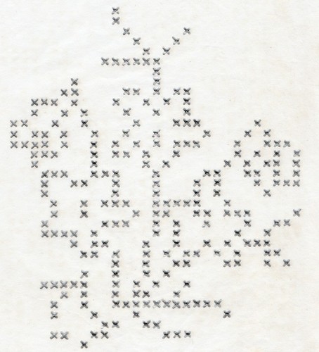 Vintage embroidery transfer - vintage,